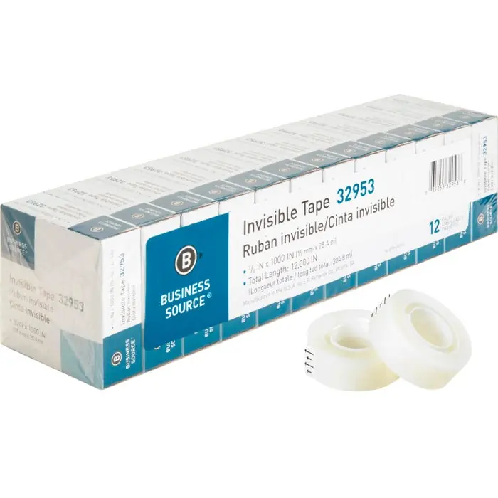 Business Source Invisible Tape Value Pack, 1 Inch Core, Pack of 12 Grab Now